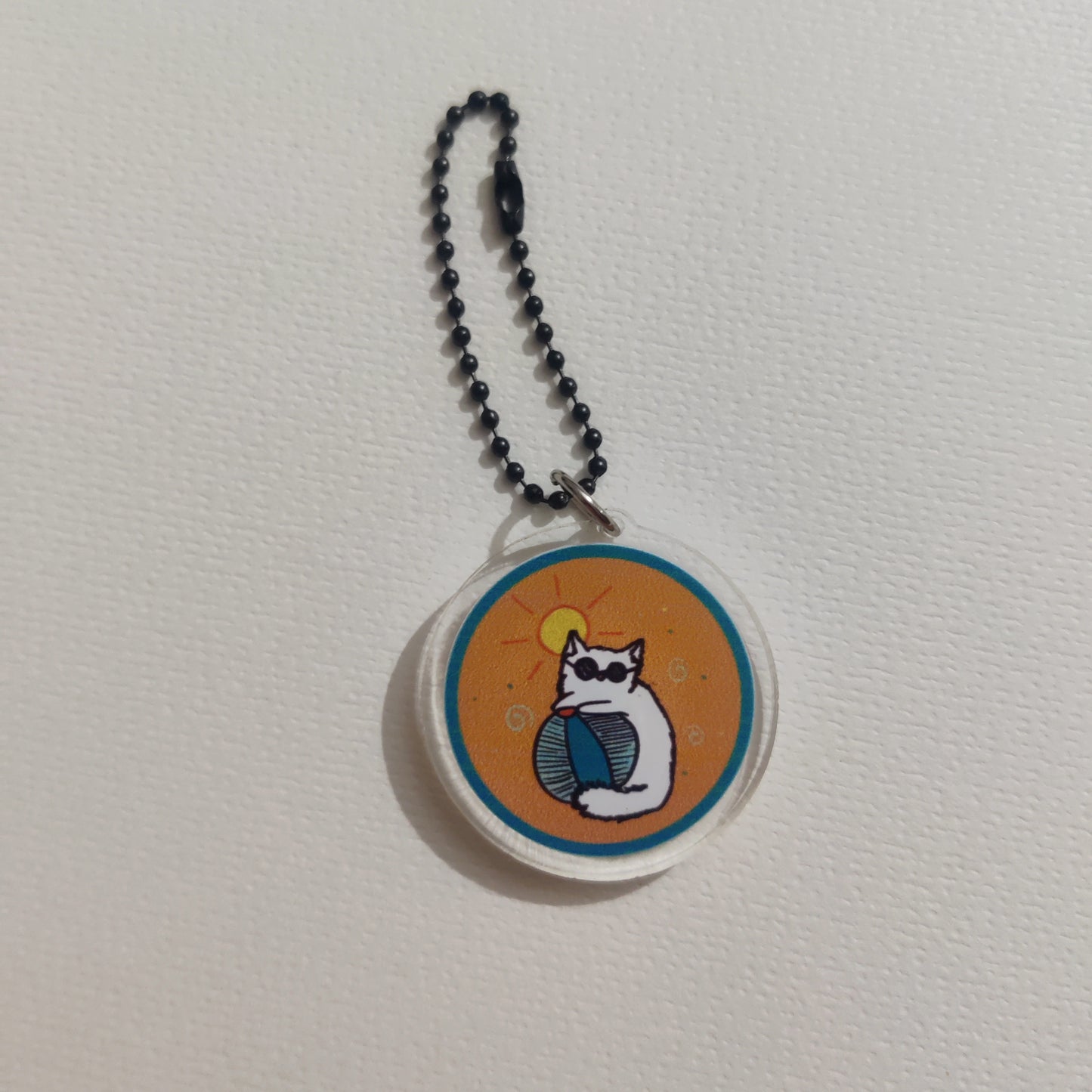 Beach Cat Keycharm by Anico