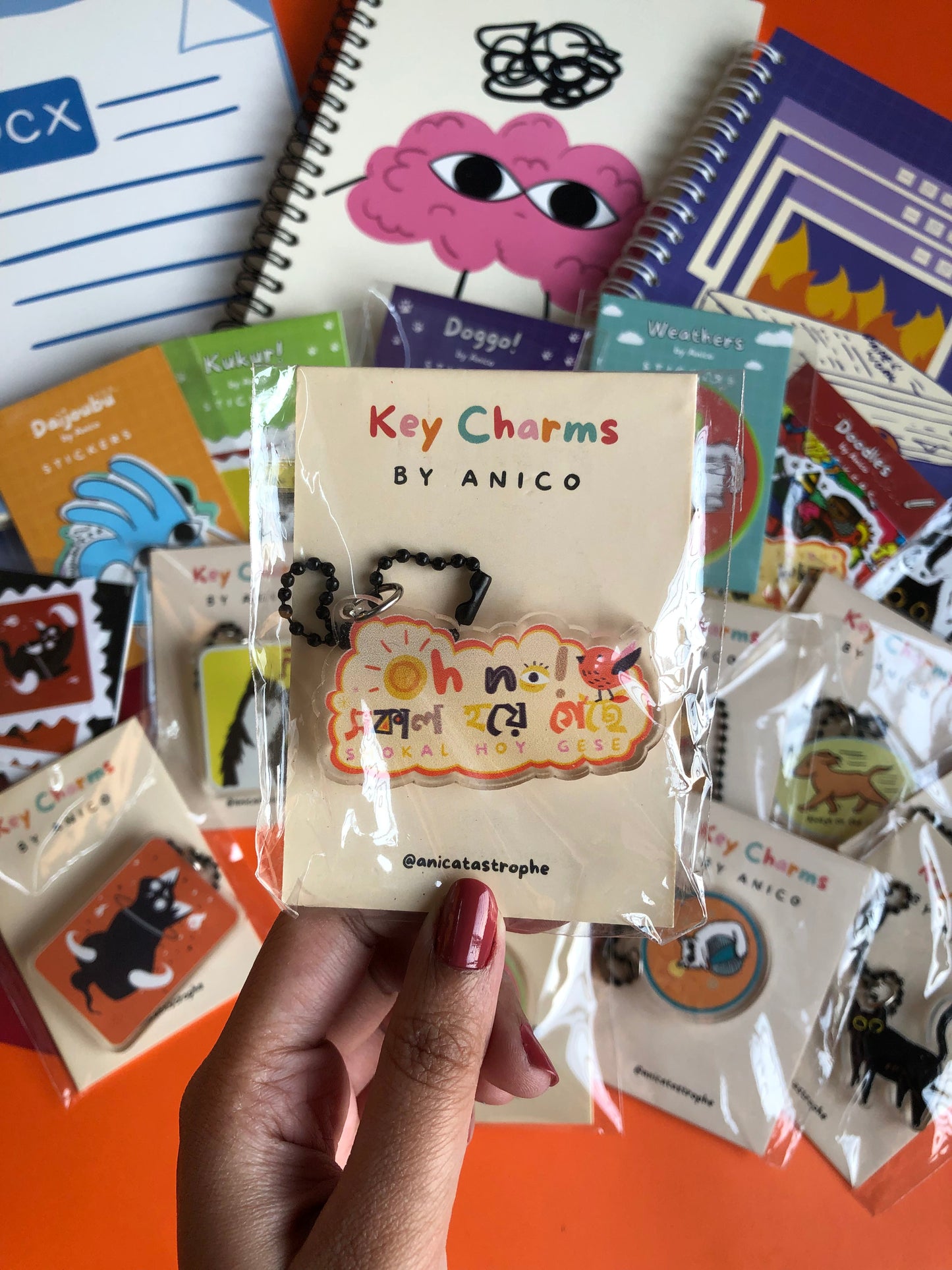 Oh no! Shokal Hoy Gese Keycharm by Anico