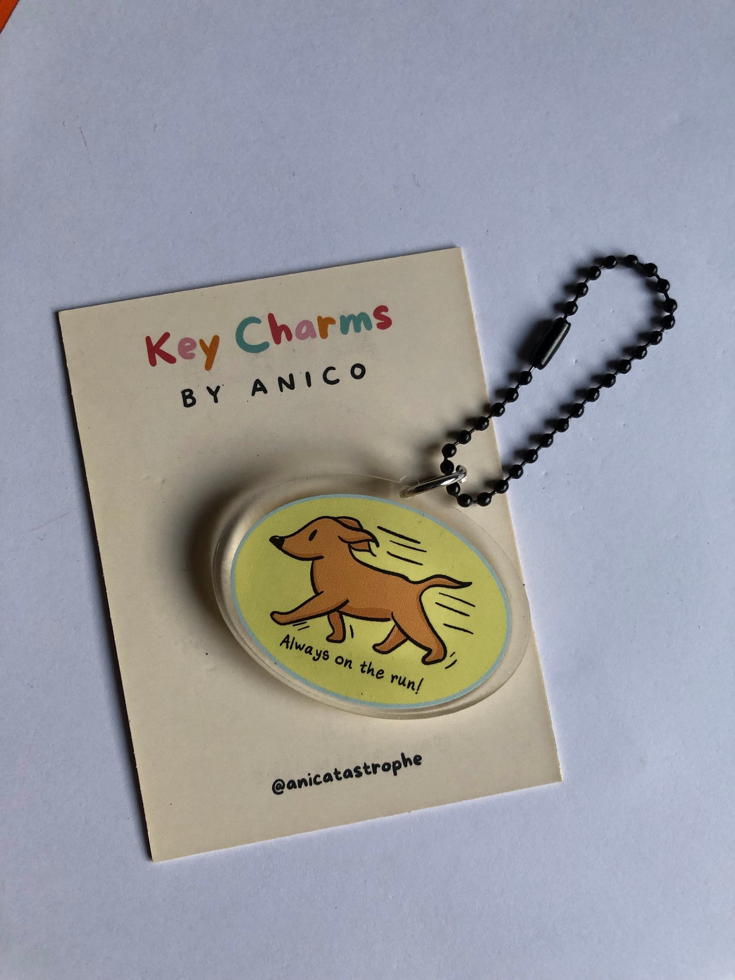 Zoomies Keycharm by Anico