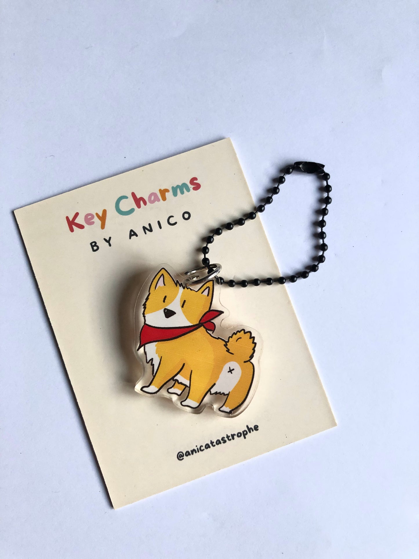 Confident Corgi Keycharm by Anico